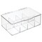 mDesign Plastic Stackable Tea Bag Storage Bin Organizer Box Holder